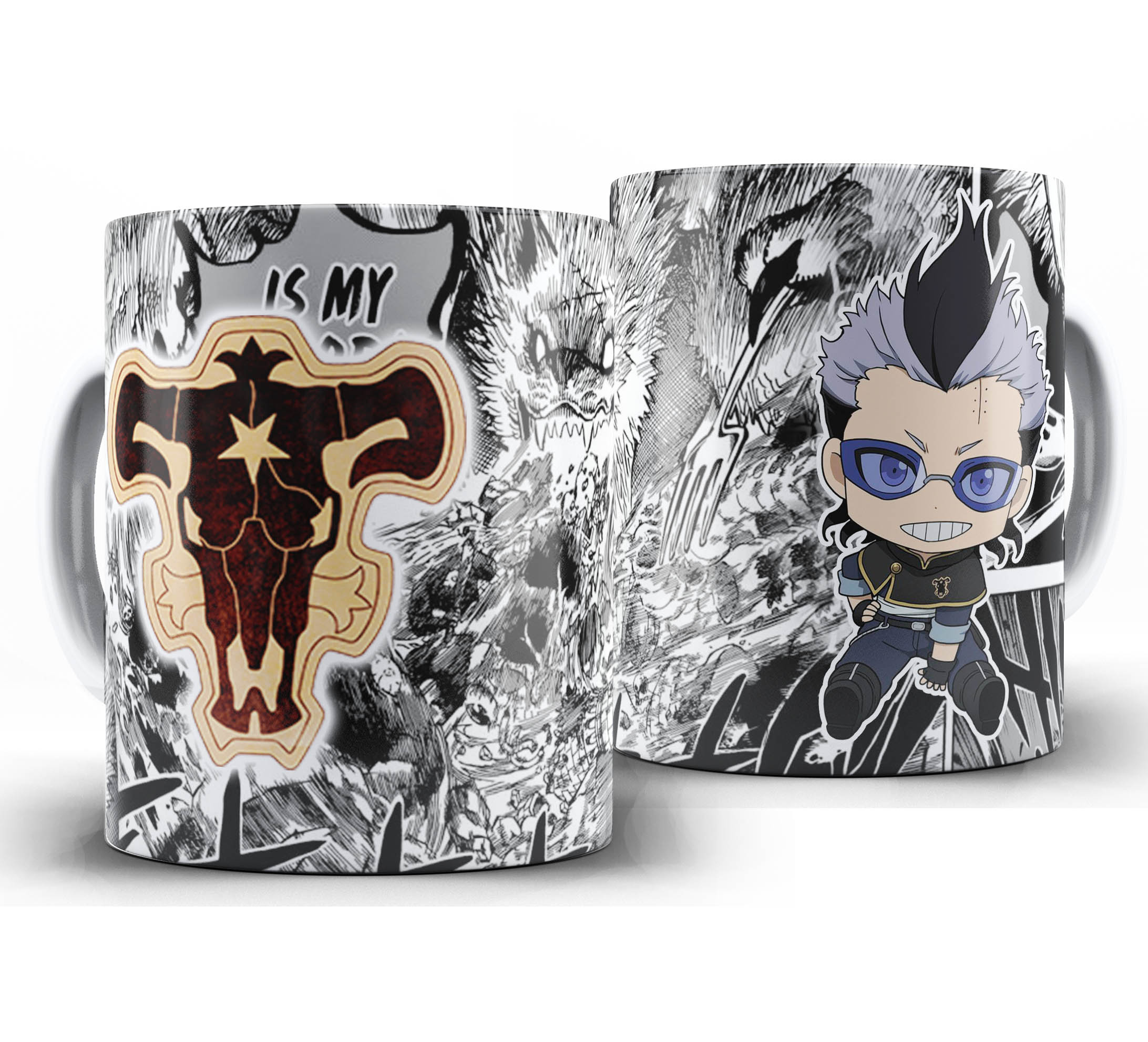 Caneca Anime - Black Clover Chibi - Magna